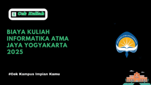 Biaya Kuliah Informatika Atma Jaya Yogyakarta 2025