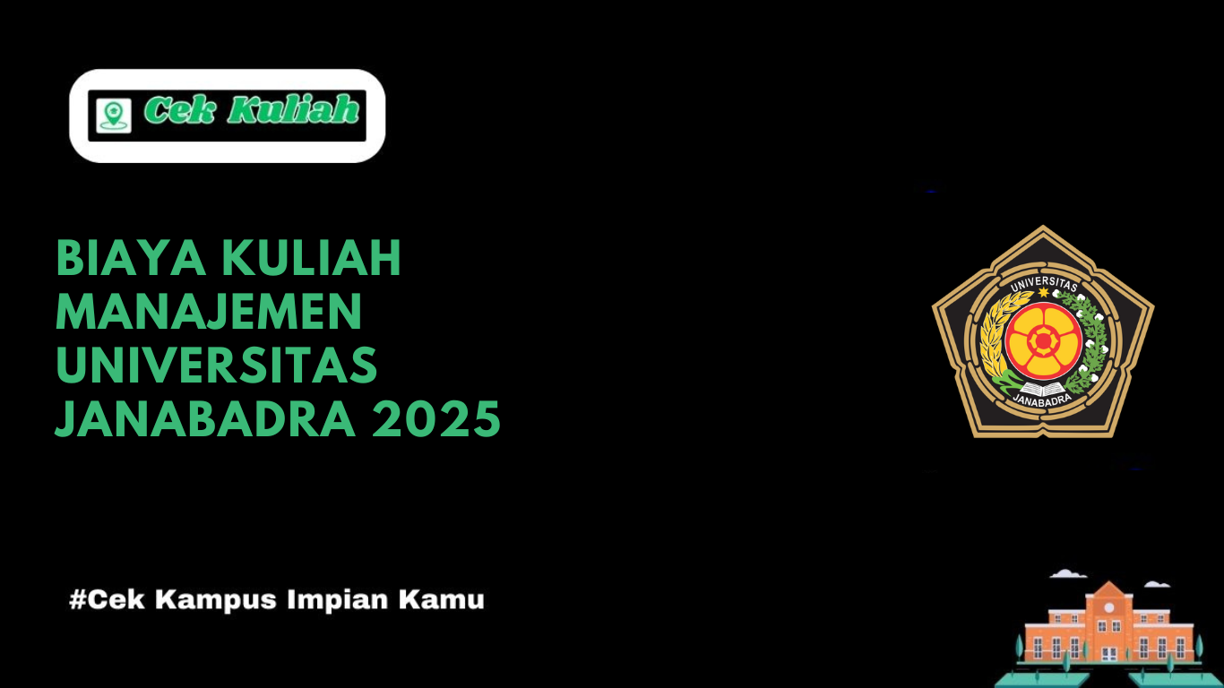Biaya Kuliah Manajemen Universitas Janabadra 2025