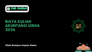 Biaya Kuliah Akuntansi UINSA 2026
