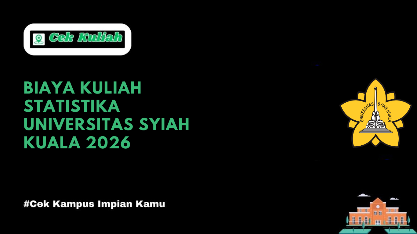 Biaya Kuliah Statistika Universitas Syiah Kuala 2026