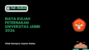 Biaya Kuliah Peternakan Universitas Jambi 2026