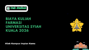 Biaya Kuliah Farmasi Universitas Syiah Kuala 2026