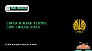 Biaya Kuliah Teknik Sipil UNESA 2026