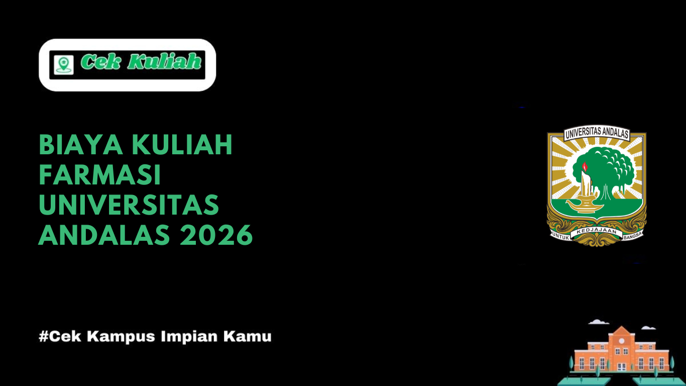 Biaya Kuliah Farmasi Universitas Andalas 2026