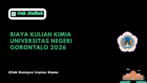 Biaya Kuliah Kimia Universitas Negeri Gorontalo 2026
