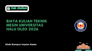 Biaya Kuliah Teknik Mesin Universitas Halu Oleo 2026